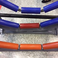 陕西调心托辊生产厂家_跃兴输送厂家直营托辊