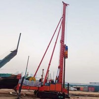 宁夏CFG桩机/鼎峰工程公司定做12米长螺旋钻机