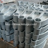 铸钢防撞立柱 隔离栏杆牛角扶手 护栏支架 自产自销